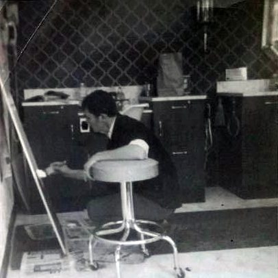 Sam Rock At Original Barber Shop Location